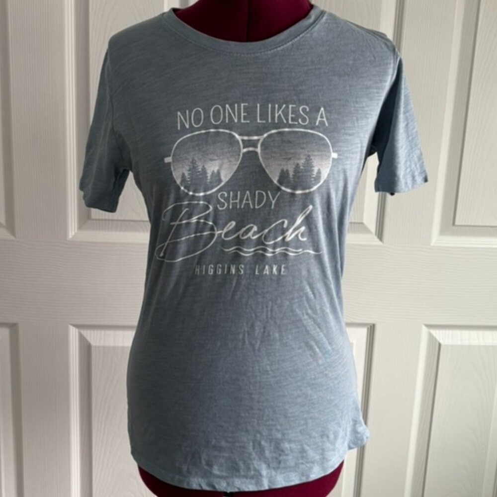 Shady Beach Higgins Lake T-Shirt